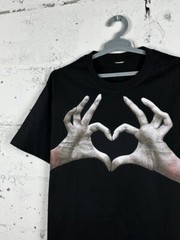 Avant garde Japanese Hands Heart Love T Shirt Size XL