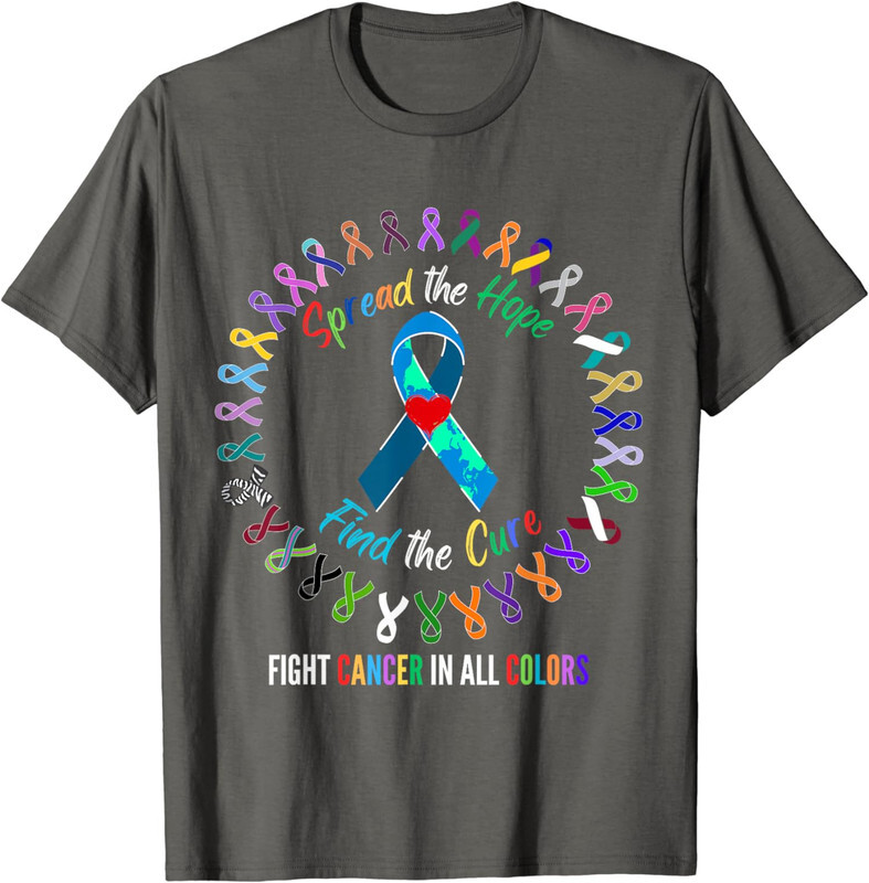 All Cancer Matters Survivors Awareness Fight Ribbon T-Shirt