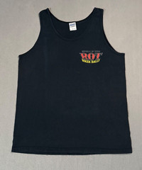 Austin Texas 2012 3D Biker Rally Motorcycle Tank Top Sleeveless Skull T Shirt -M