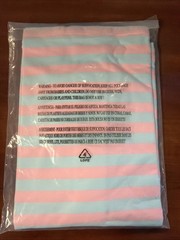 Teddy Fresh Pink & Blue Striped Short Sleeve Shirt Large Brand New