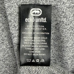 Ecko Unltd Shirt Mens 2XL Gray Marled Short Sleeve Logo Streetwear New With Tags