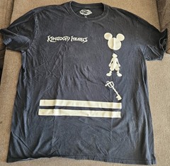 SQUARE ENIX KINGDOM HEARTS Disney Mickey Sora Video Game Vintage Shirt XL RARE🗝
