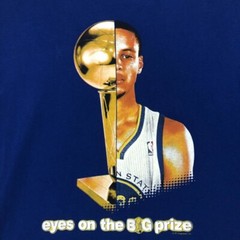 NBA Golden State Warriors Graphic T-Shirt Eyes on the BIG Prize XL/XG