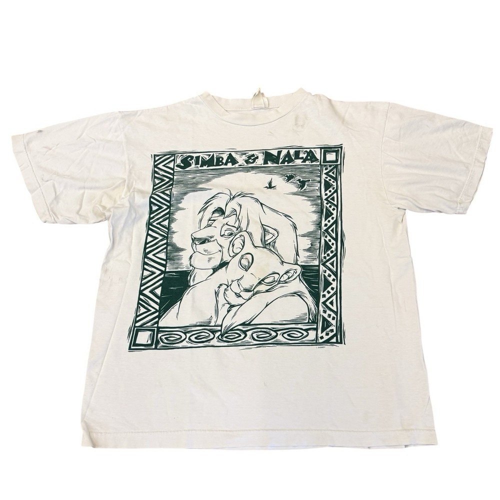 Vintage The Lion King Simba And Nala T-shirt Disney Movie 90s