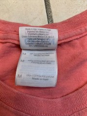 VINTAGE Beach Sports Body Glove Camp Staff Shirt Pink Surfing 90s 00s Double