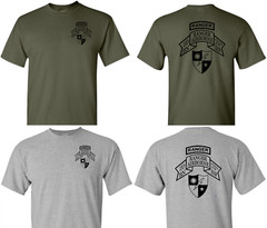 US Army Ranger DUI Shirt, ARMY Ranger Performance shirt, 75th Ranger Regiment