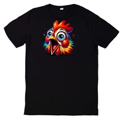 Funny Chicken Face T Shirt