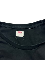 Levi’s Herren Logo Rundhals T-Shirt Schwarz Größe L Kurzarm Baumwolle