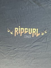Rip Curl Men’s Gray Surf Graphic Logo Crew Neck Short Sleeve T-Shirt Size M