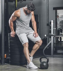 Men’s 3 Pack Quick Dry Workout Tank Top Gym Muscle Tee Fitness Bodybuilding S…