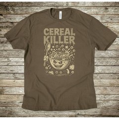 Cereal Killer Shirt, Funny Breakfast Tee, Food Pun Gift, Retro Humor Graphic Tee