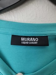Murano Liquid Luxury Hybrid T Shirt Mens XL Aqua Blue