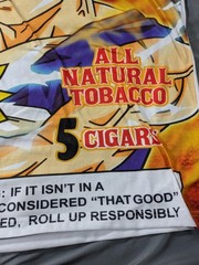 Backwoods Dragon Ball Z Shirt Mens XL Multicolor Super Saiyan Cigars Graphic Tee