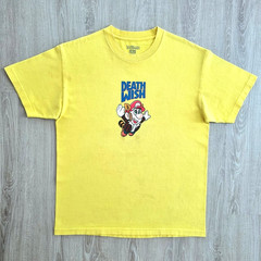 Original DEATHWISH Skateboards Shirt L 2020 Jon Dickson Super Mario Bros Skate