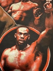 XL Jon Bones Jones UFC Fighting MMA Boxing Black Shirt GOAT Streetwear