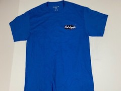Reel Legends mens Shirt Medium blue from sea to shining sea