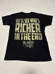 2012 Memphis May Fire Richer Band T-Shirt Size M Challenger Album Era Metalcore