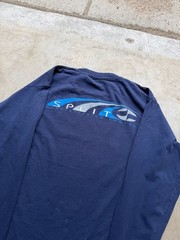 Vintage 90s 1995 y2k Split surf skate long sleeve size Large