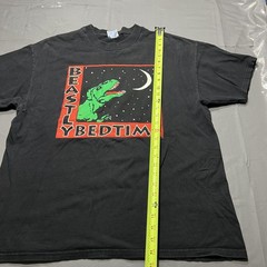 Hanes Shirt Mens XL Black Beastly Bedtime Dino San Diego Wild Animal Park Tee
