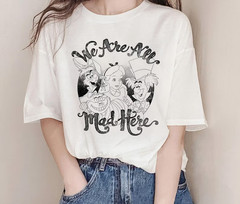 Alice In Wonderland Group Shot We Are All Mad Here Shirt Unisex Shirt T-shirt