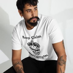 Keep Calm – 100% combed ring-spun cotton premium heavyweight tee