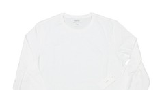 Vince Men’s Optic White Jersey Knit Crew-Neck Long Sleeve T-Shirt XL