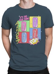 Officially Licensed Coca Cola Retro Coca-Cola Pop Art Design Men’s T-shirt