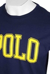 Polo Ralph Lauren Men’s Long Sleeve T Shirt Arch Logo Small Navy Yellow NWT 🔥