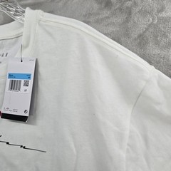 Jordan T-Shirt Mens Medium White Nike Script Jumpman 23 Graphic Short Sleeve