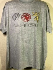 Game of Thrones T-Shirt – HBO Licensed NEW SEALED – Sizes XL, L, M T-shirt Black