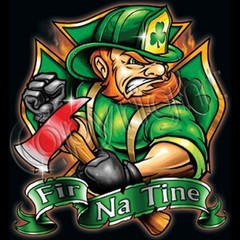 FIR NA TINE-Irish Firefighter T Shirt Choose Style, Size, Color Up to 4XL 10279