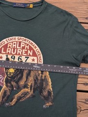 Polo Ralph Lauren State Sportsman License Grizzly Bear Tee Size M WORN ONCE