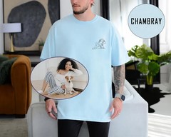 Custom Pet Portrait Comfort Tee Personalized Dog Cat Photo