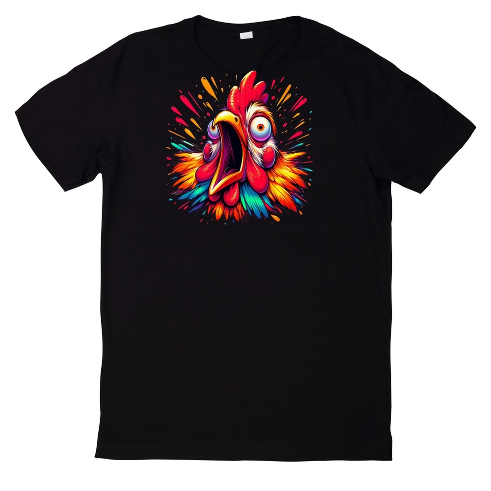 Funny Chicken Face T Shirt