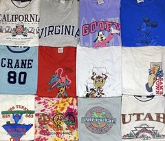 Vintage Graphic shirts Promo Funny Cartoons Sport Destinations Lot Of 20 Mix Szs
