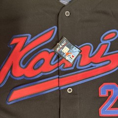 Vintage 90s Karl Kani endurance jersey NEW!! Blk Red Navy