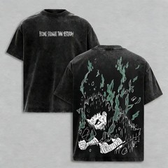 Rock Lee Naruto Anime Graphic T Shirt Vintage Streetwear Tee