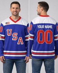 NEW! Custom 2026 USA Hockey AOP Gift, Personalization USA Hockey For Fans