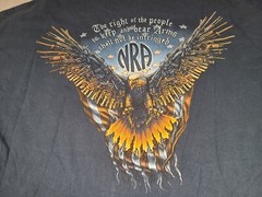 NRA Shirt Mens XXL Bald Eagle The Right of The People America USA 2-Sided