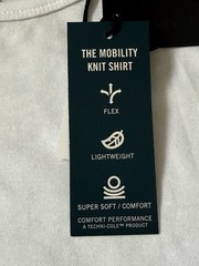 Kenneth Cole Medium Mobility Knit T-Shirt White Super Soft $49