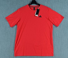 Adidas T-Shirt Men’s M Red Training Essentials Aeroready Feelready Tee NWT