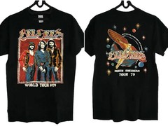 Vintage Bee Gee World Tour 1979 T-Shirt, Bee Gee Spirits Having Flown North Amer