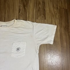 Vintage Banana Republic Shirt Mens Large White Tiger Safari Graphic Pocket Tee