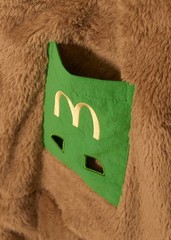 [Japan Limited] graniph McDonald’s Apple Pie BOA Zip Hoodie Unique Pocket NEW