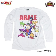 Dr Slump Suppaman and Nikochan Long Sleeve Tee
