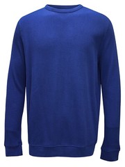 EX Seasalt Mens Blue Shallows Jackline Waffle Jersey Top S M L XL 2XL 3XL RRP£46