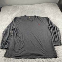 Polo Ralph Lauren Shirt Mens 2XB Big Dark Gray Long Sleeve