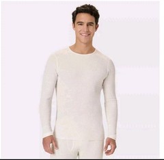 Hanes Men’s Waffle Knit Thermal Shirt Long Sleeve MEDIUM NWT