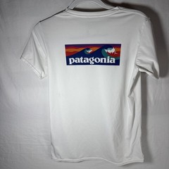 Patagonia Shirt Mens SMALL Short Sleeve Crew Neck White SWIMP SHIRT 50+ UPF 2Z