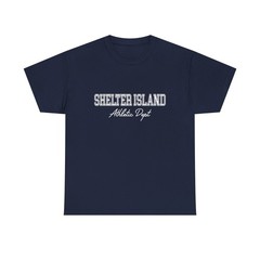 Shelter Island New York Vintage Coastal Y2k Aesthetic, Athletic Dept Tee